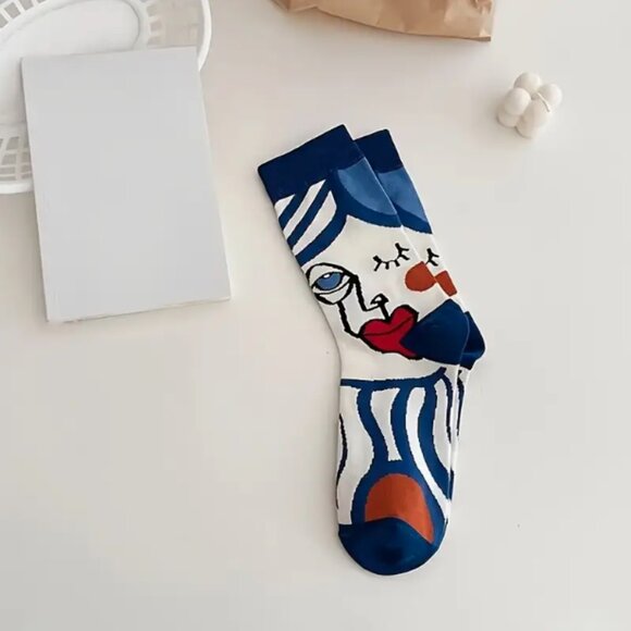 Picasso Abstract Paintings Socks - Picture 15 of 16